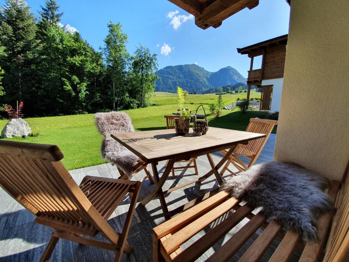 Zeitfrei Chalet Apartments Fieberbrunn Exterior photo